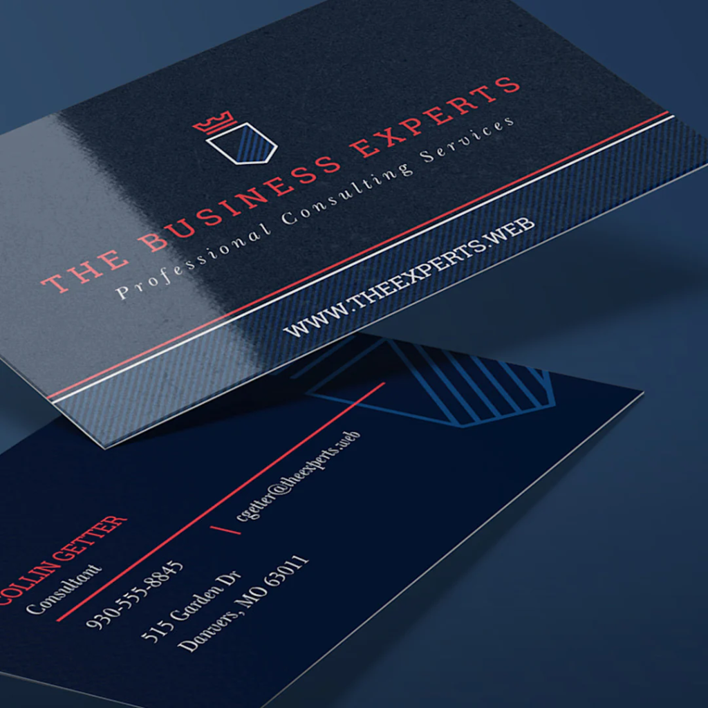 Premium UV Gloss Business Cards  (500, Square)