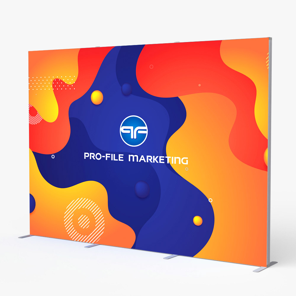 10 ft Backlit SEG Fabric Display (Single-Sided)