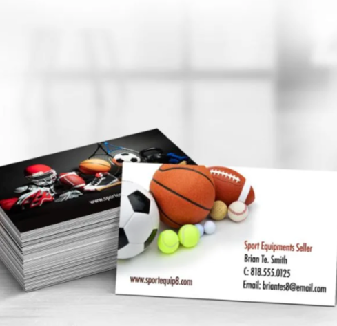 Premium Semi-Gloss Business Cards (500, Square)