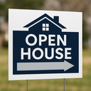 Corrugated Yard Sign with H-Stake