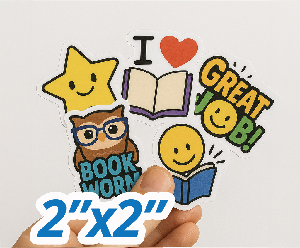 2"x2" Die-Cut Removable Stickers