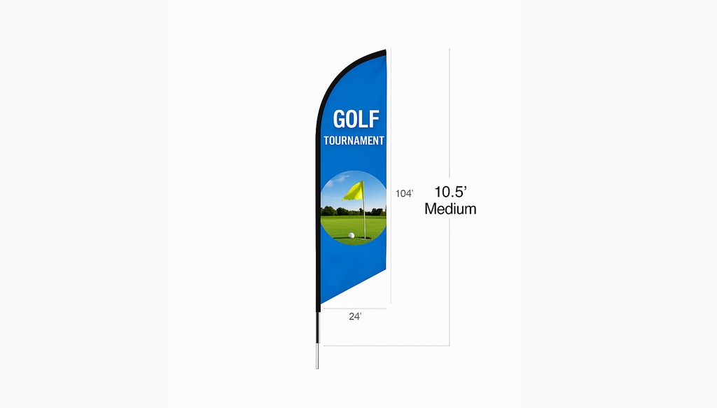 Medium Feather Flag 10.5 ft