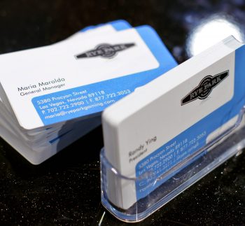 Suede Business Cards