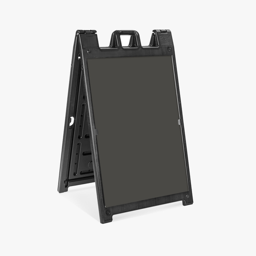 Black Deluxe A-Frame Sidewalk Sign Las Vegas (Hardware only)