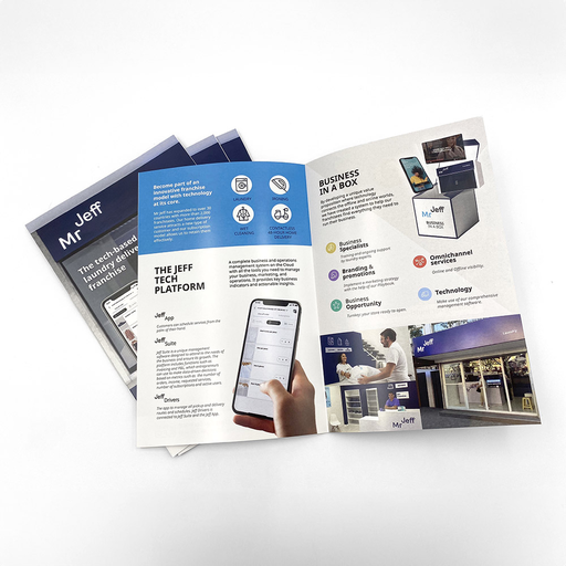 Half-fold Brochures 8.5x11